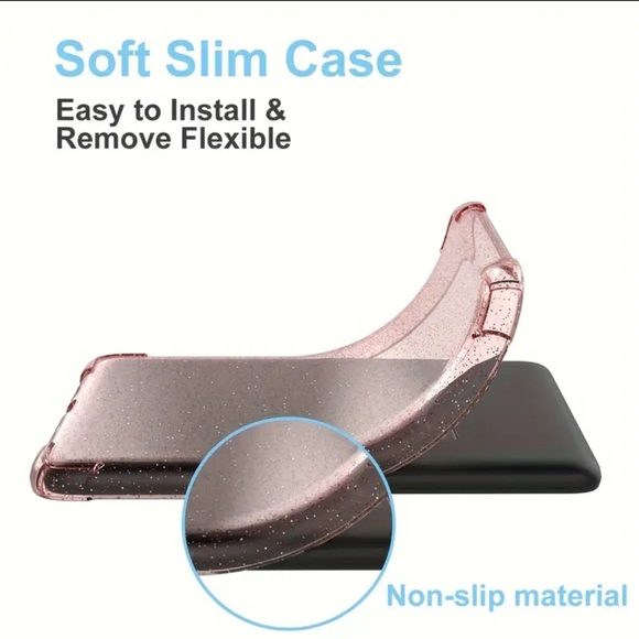 NEW Case for 6" 11th Gen for Kindle (2022), Ultra Slim Silicone,Transparent Pink - Picture 2 of 6